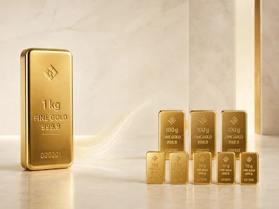 Goldbarren umtauschen - Prüfung eines Goldbarrens bei Marin Edelmetallhandel