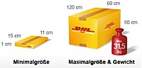 DHL Paketgrößen